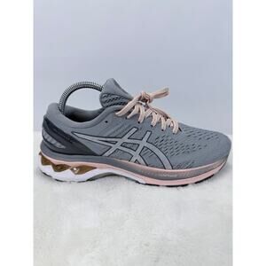 ASICS GEL-KAYANO 27 Womens Running Shoes Grey Pink Size 8.5